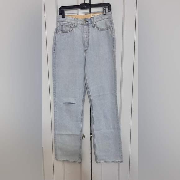 rag & bone Primrose with Holes Alex High Rise Jeans - Picture 7 of 10